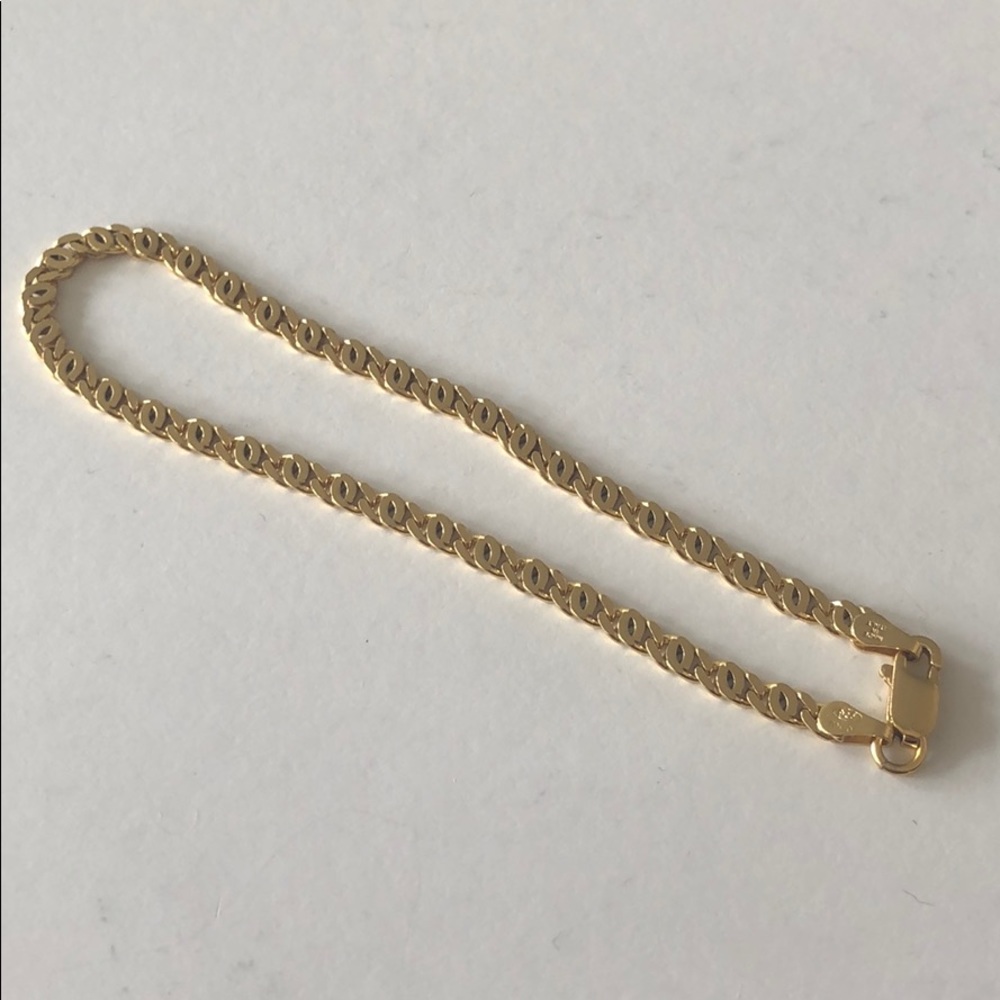 Milor Italy sterling 925 gold wash 71/2” bracelet